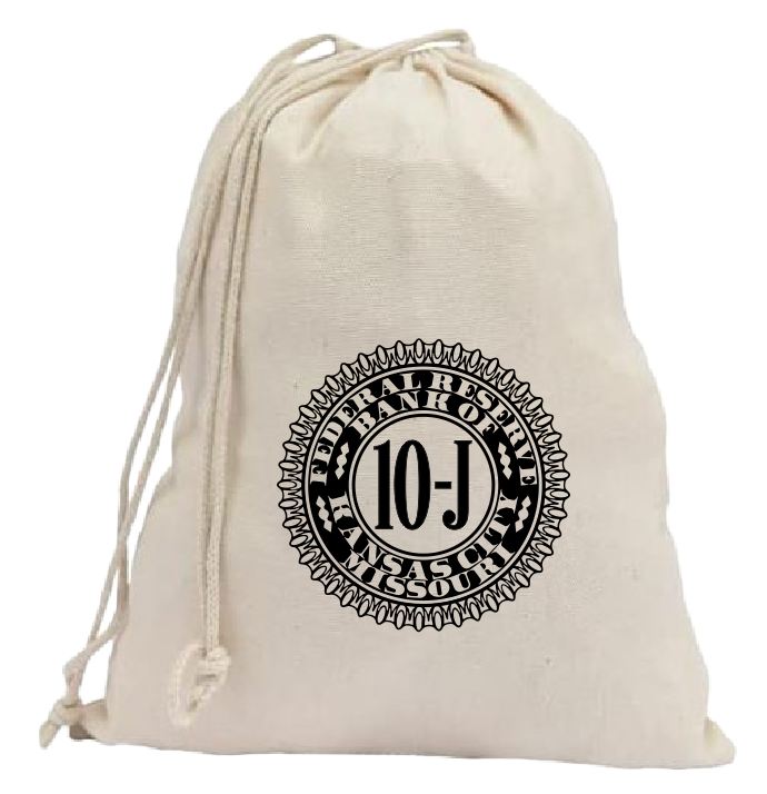 CB69 Coin Collector Federal Reserve Bank Bag 10-J Kansas City