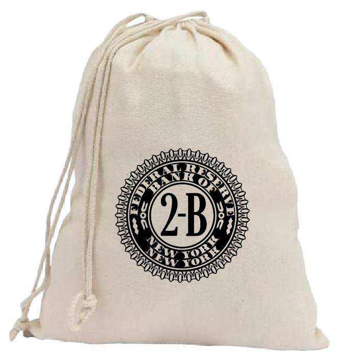 CB61 Coin Collector Federal Reserve Bank Bag 2-B New York