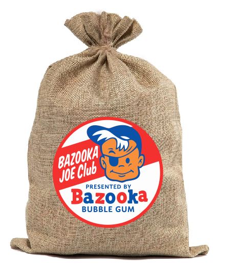 BB05 Bazooka Bubble Gum Burlap Bag