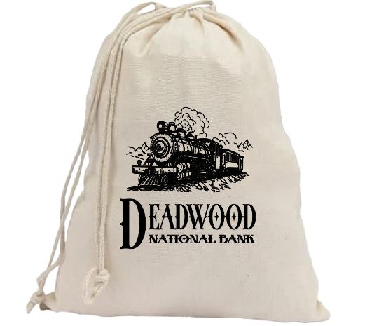 CB04 Deadwood National Bank Canvas Bag