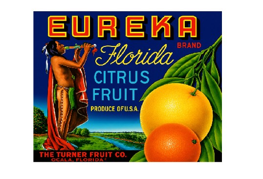 MS101 Crate Label Vintage Style Sign Metal Wall Deco Citrus Fruit Eureka