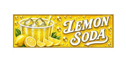 SS47 Metal Sign Lemon Soda