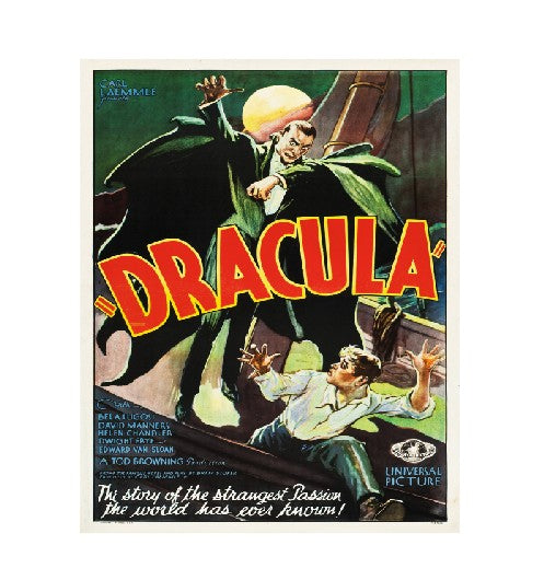 MS287 Vintage Movie Metal Sign Dracula MS287