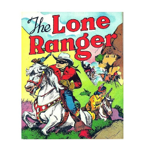 MS296 Vintage Style Metal Sign Lone Ranger
