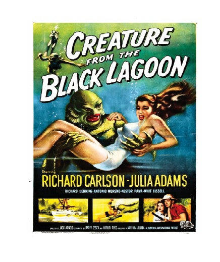 MS282 Vintage Movie Metal Sign Creature from the Black Lagoon