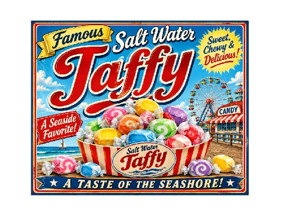 MS704 Vintage Style Metal Sign Taffy