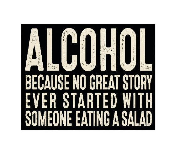 MS237 Vintage Style Metal Sign Funny Drinking Sign
