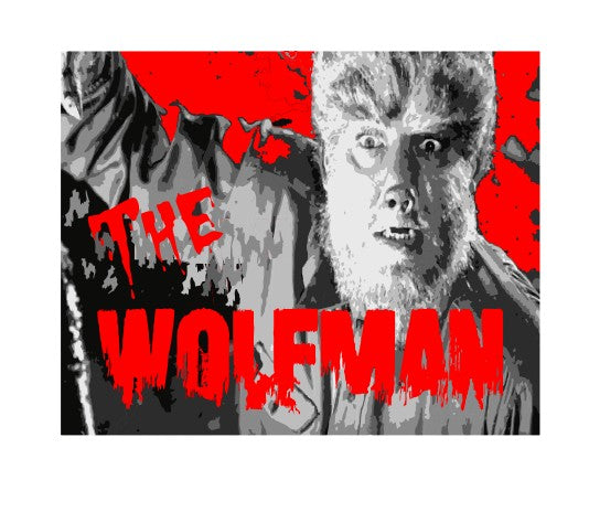MS286 Vintage Movie Metal Sign The Wolfman