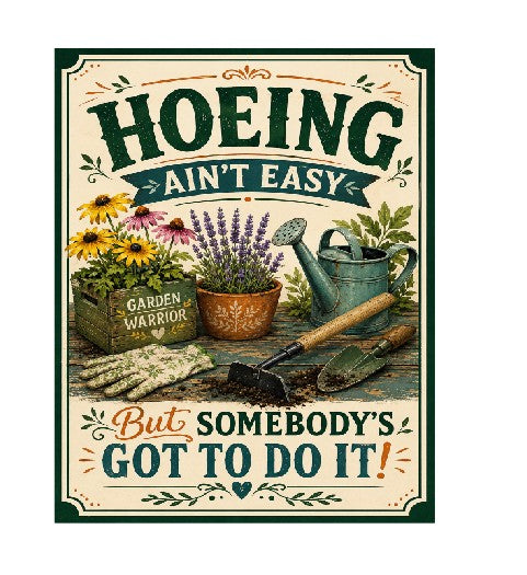 MS408 Vintage Style Metal Sign Plants Funny Sign