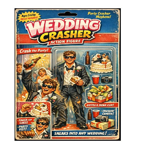 MS366 Retro Style Funny Metal Sign The Wedding Crasher