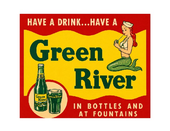 MS245 Vintage Style Metal Sign Soda