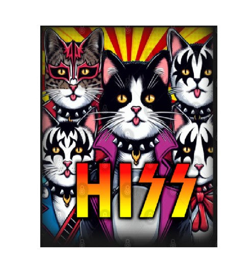MS233 Vintage Style Metal Sign Funny Cats