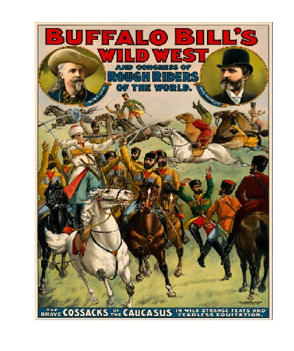 MS167 Crate Label Vintage Style Sign Metal Wall Deco Buffalo Bill