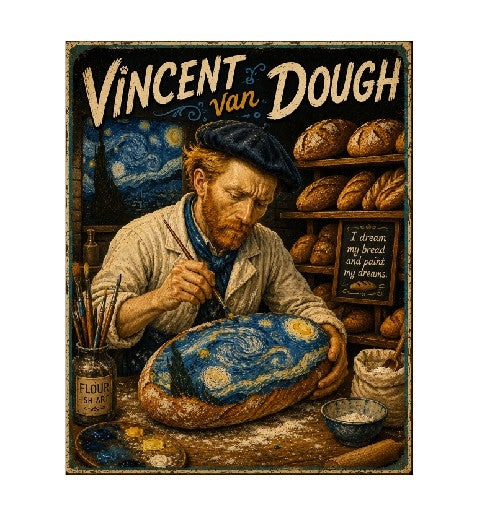 MS524 Vintage Style Metal Sign Funny Artist