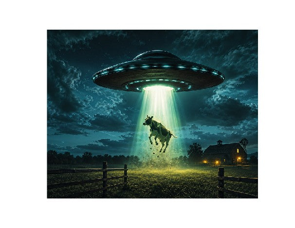 MS621 Wall Art Metal Sign UFO