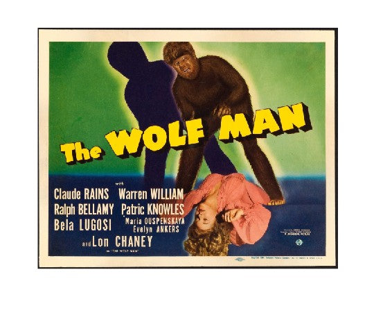 MS285 Vintage Movie Metal Sign The Wolfman