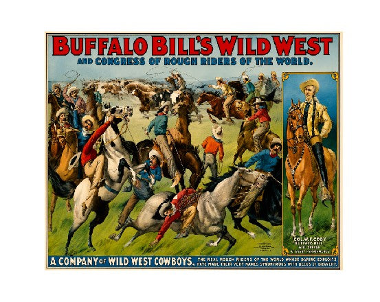 MS174 Crate Label Vintage Style Sign Metal Wall Deco Buffalo Bill