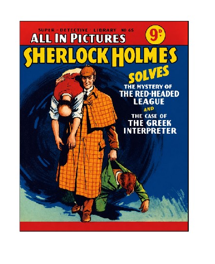 MS599 Vintage Style Metal Sign Sherlock Holmes