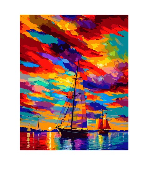 MS379 Wall Art Metal Sign Sail Boat