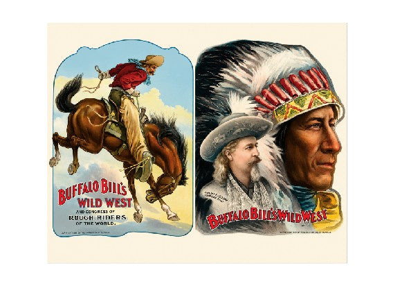 MS162 Crate Label Vintage Style Sign Metal Wall Deco Buffalo Bill
