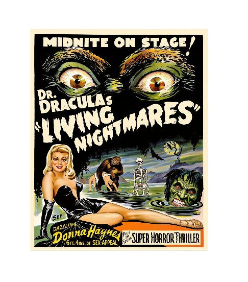 MS854 Vintage Style Metal Sign Dracula