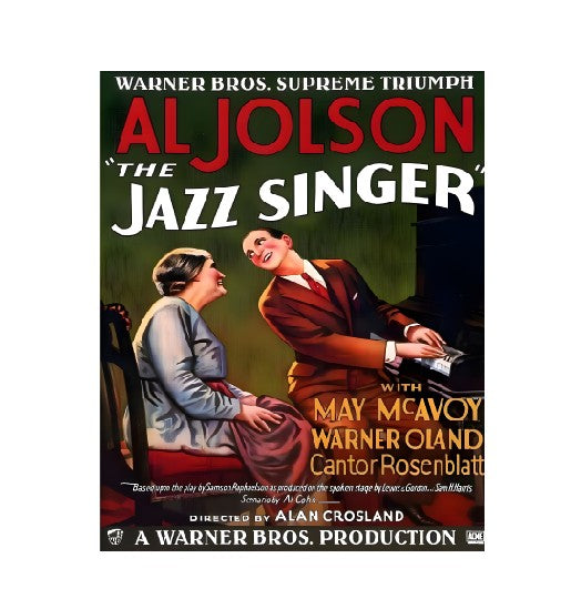 Vintage Style Metal Sign Movies The Jazz Singer MS884