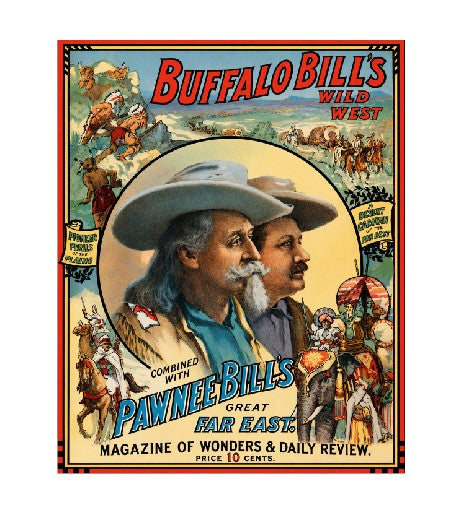 MS179 Crate Label Vintage Style Sign Metal Wall Deco Buffalo Bill