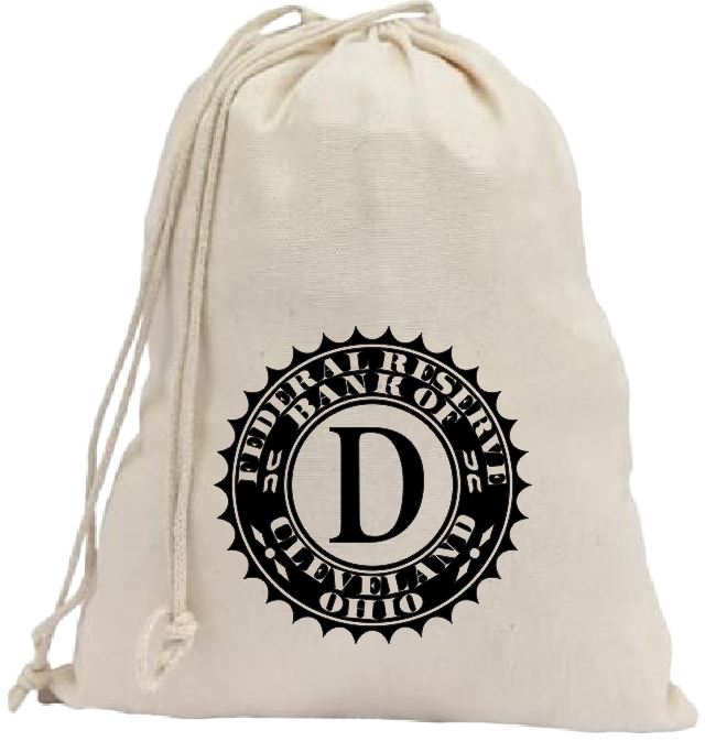CB17 Federal Reserve of Cleveland D Canvas Bag