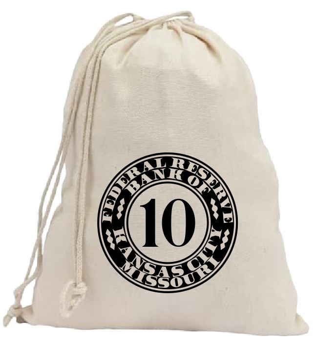 CB35 Federal Reserve of Kansas City #10 Canvas Bag