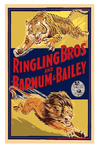 Ringling Brothers Circus Wall Art (A171)