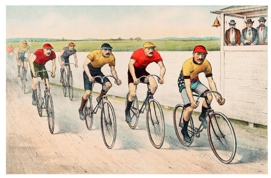 Vintage Bicycle Race Wall Art (A193)