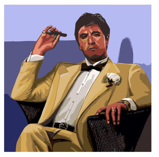 Scarface Al Pacino Wall Art (A183)