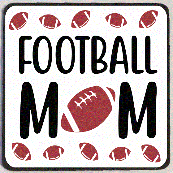 M220 Football Mom Refrigerator Magnet - Iris Fashion Jewelry