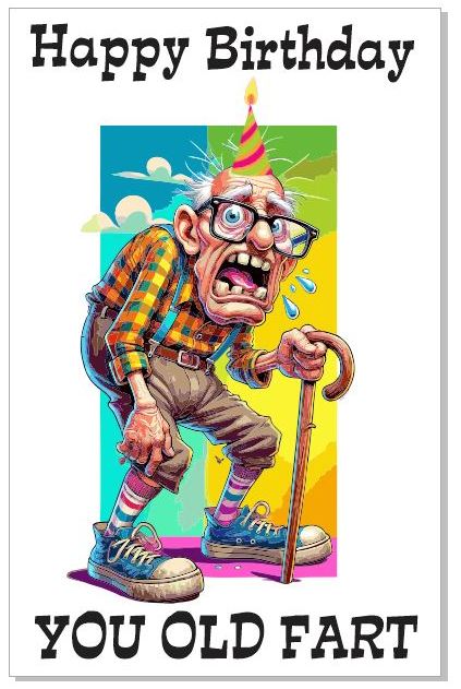 GC04 Happy Birthday Old Fart