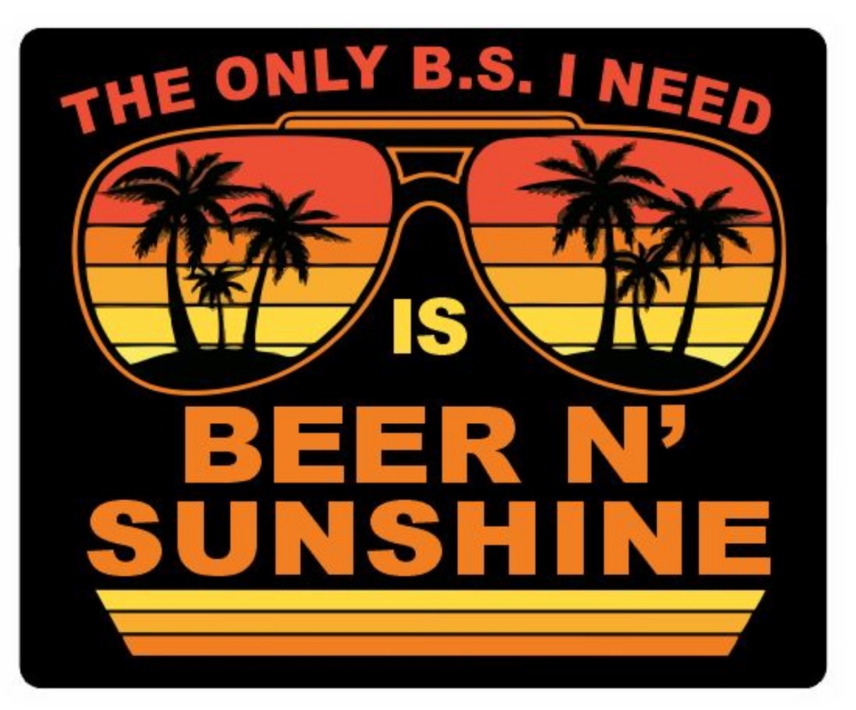 MP07 Beer & Sunshine Mouse Pad