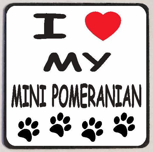 M137 I Love My Mini Pomeranian - Iris Fashion Jewelry