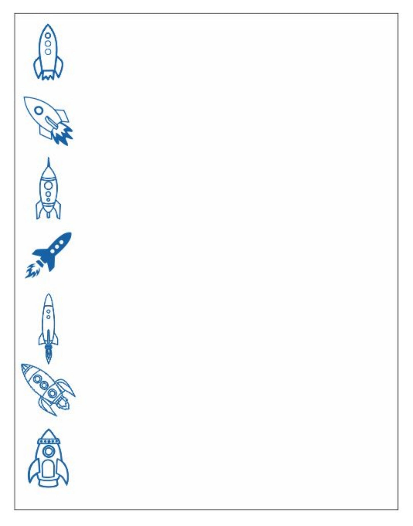 NP13 Rocket Ship Note Pad