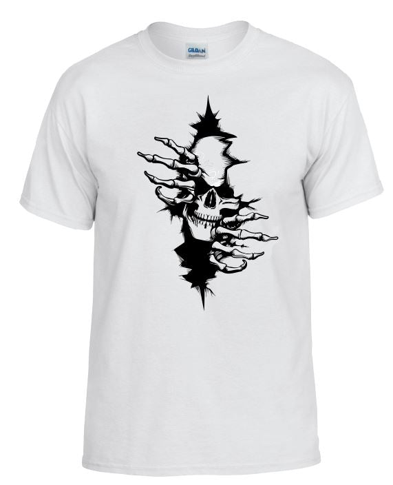 TS21 Skeleton White T-Shirt