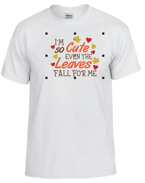 TS51 I'm So Cute White T-Shirt