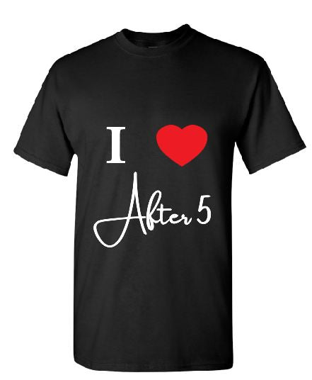 Black T-Shirt After 5