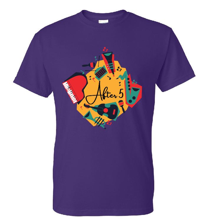 Purple T-Shirt After 5