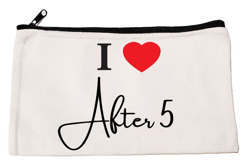 Canvas Zipper Bag After 5 #2