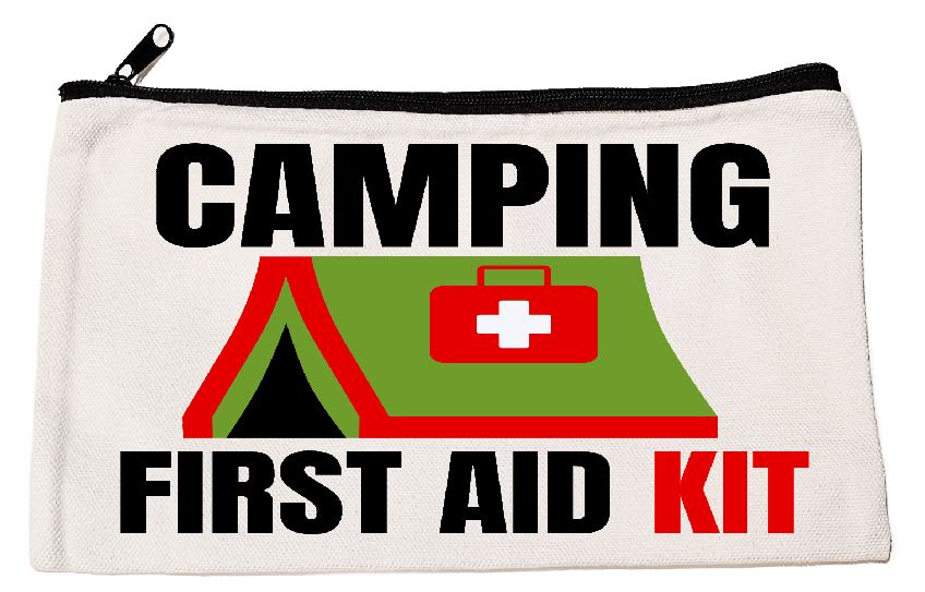 ZB11 Camping First Aid Kit Canvas Zipper Bag (empty)