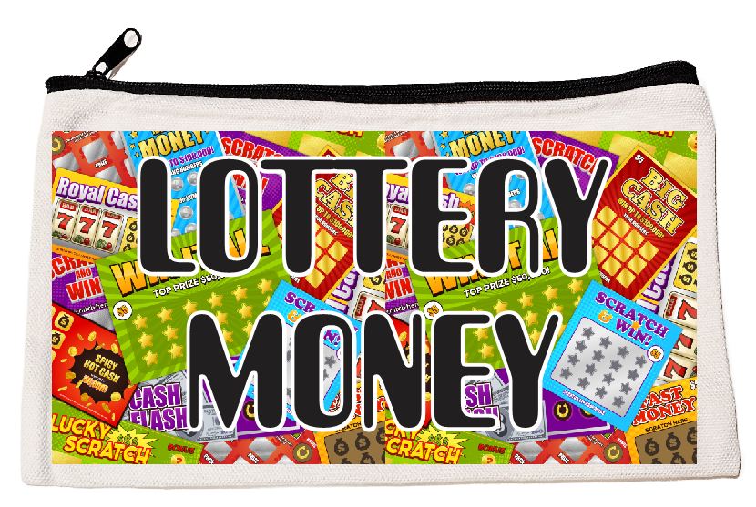 ZB08 Lottery Money Canvas Zipper Bag