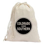 CB43 Railroad Train Canvas Bank Bag Colorado & Southern