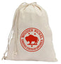CB75 Coin Collector Bank Bag Buffalo Wooden Nickel Red