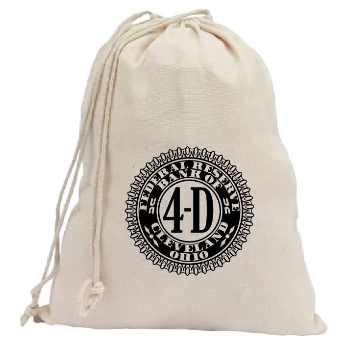 CB63 Coin Collector Federal Reserve Bank Bag 4-D Cleveland