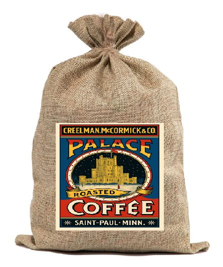 BUR20 Palace Coffee Burlap Bag