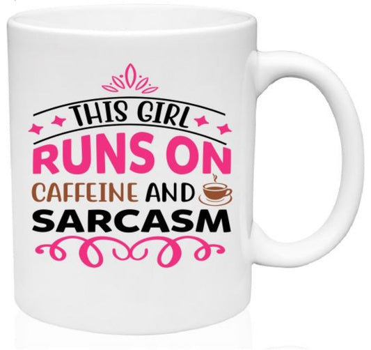 MG16 Caffeine & Sarcasm Mug - Iris Fashion Jewelry