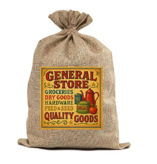 BB12 General Store Burlap Bag